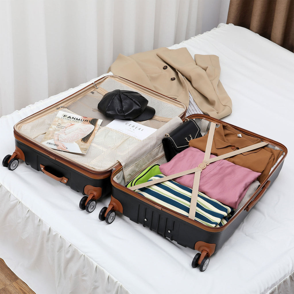 Collins 3 Piece Expandable Retro Luggage Set-2
