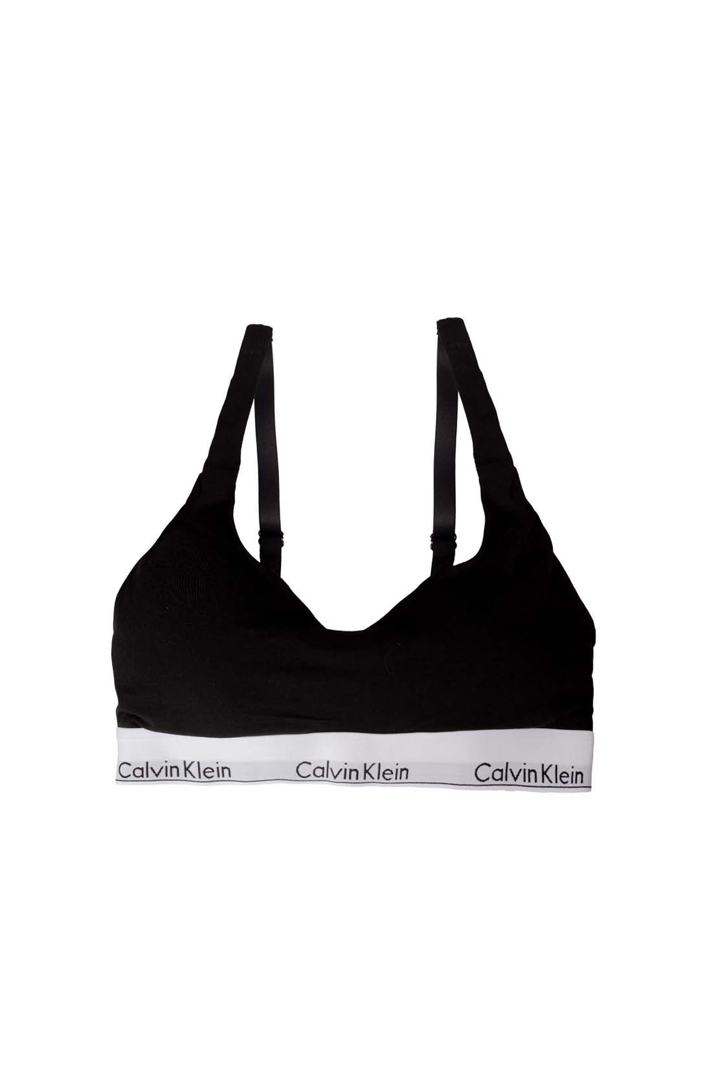 Heather grey stretch cotton women's brassiere with signature logo underbust band and adjustable straps — view 20