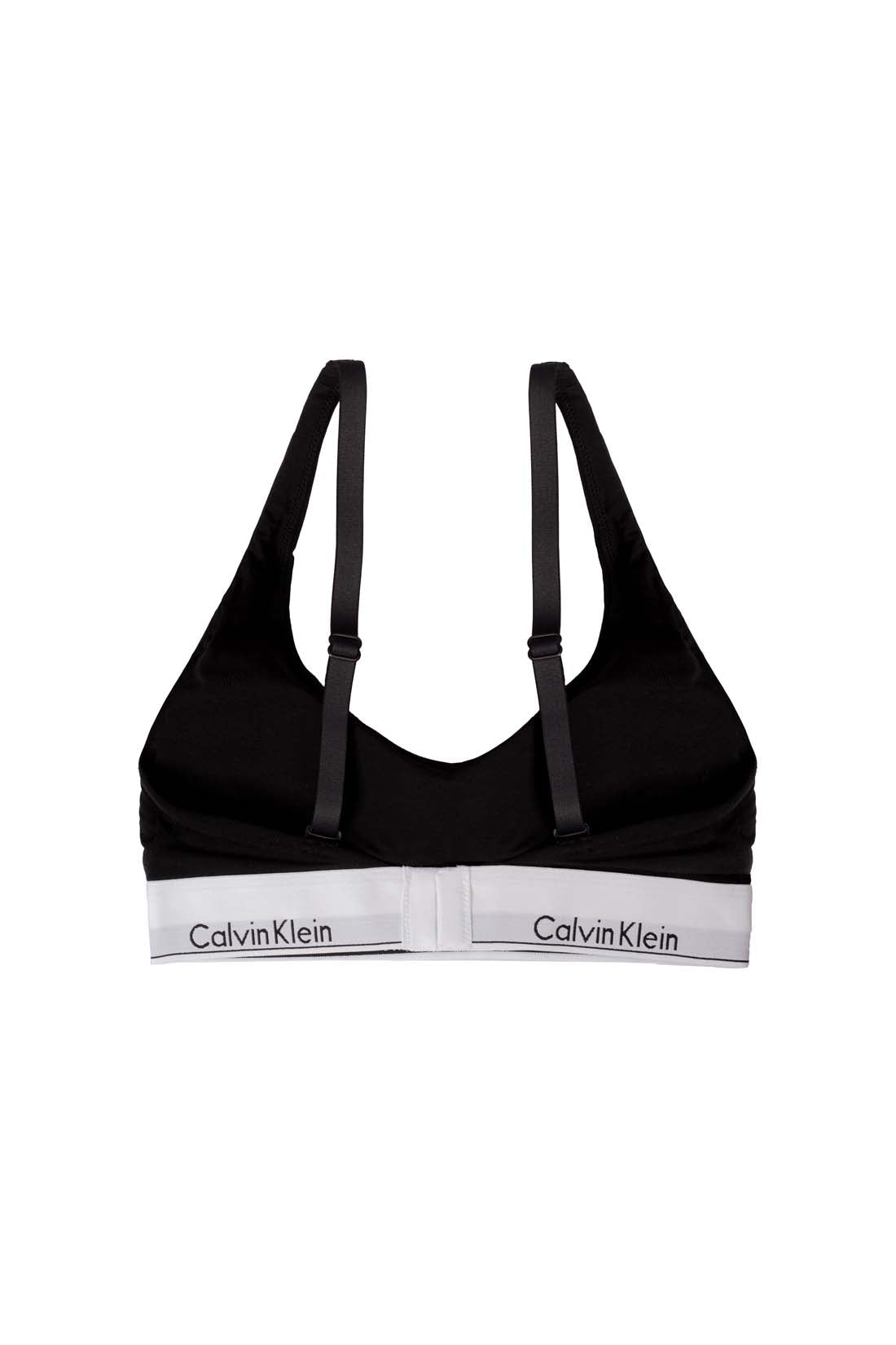 Heather grey stretch cotton women's brassiere with signature logo underbust band and adjustable straps — view 17