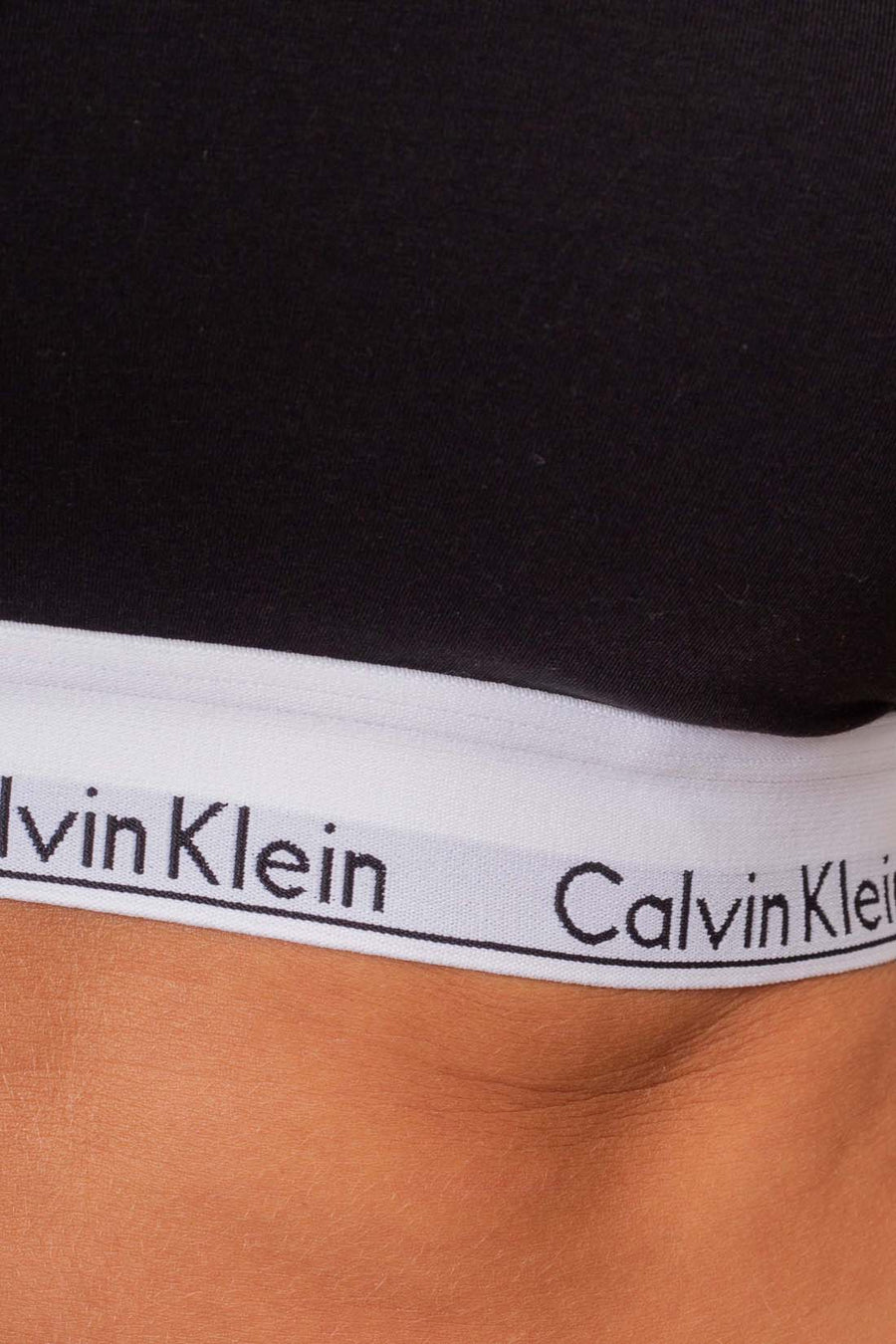 CALVIN KLEIN JEANS - Women's top with cups and long sleeves