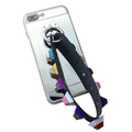 Silver mirror back iPhone case with a shockproof hard shell and reflective stylish finish