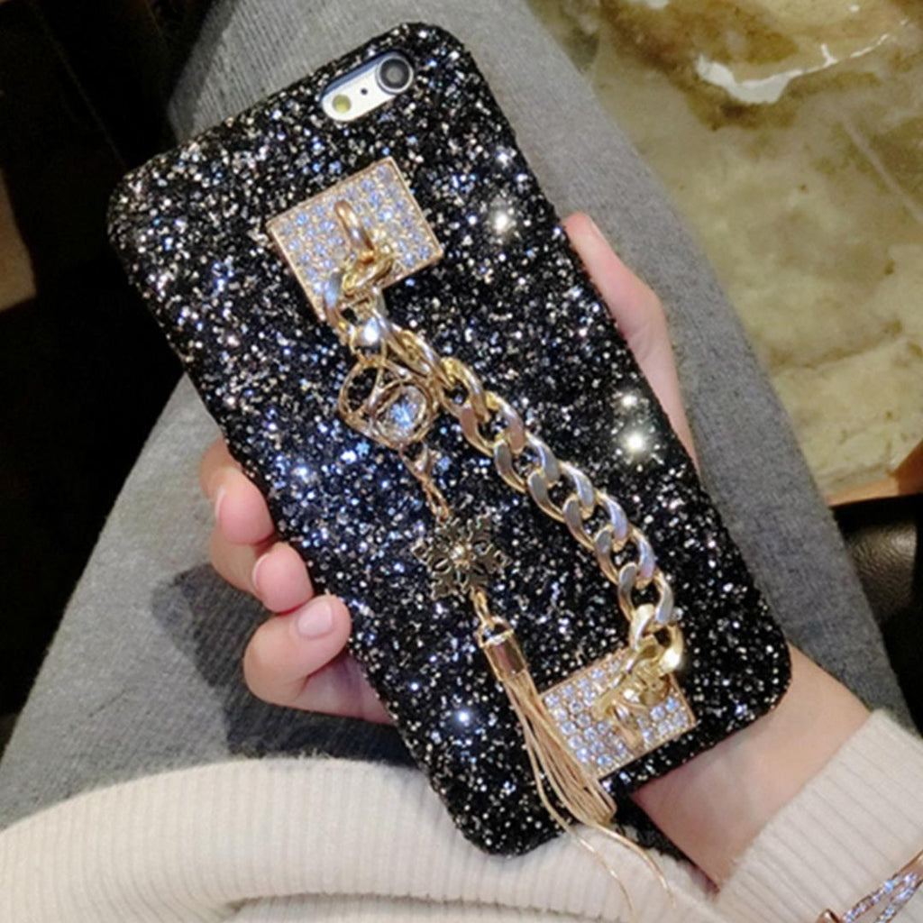 Luxury glitter slim shockproof hard back phone case for iPhone 6s Plus and 7 Plus — view 2
