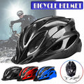 Lightweight aerodynamic bicycle helmet with ventilation holes and adjustable chin strap for safe cycling