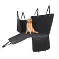 Black waterproof 600D Oxford cloth dog car seat cover hammock protector for back seat