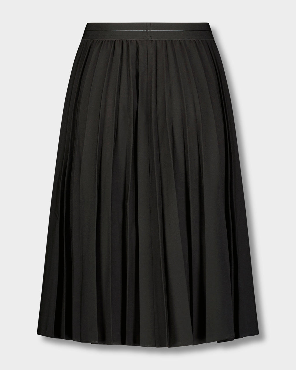 PLEATED SKIRT 27"- BLACK-1