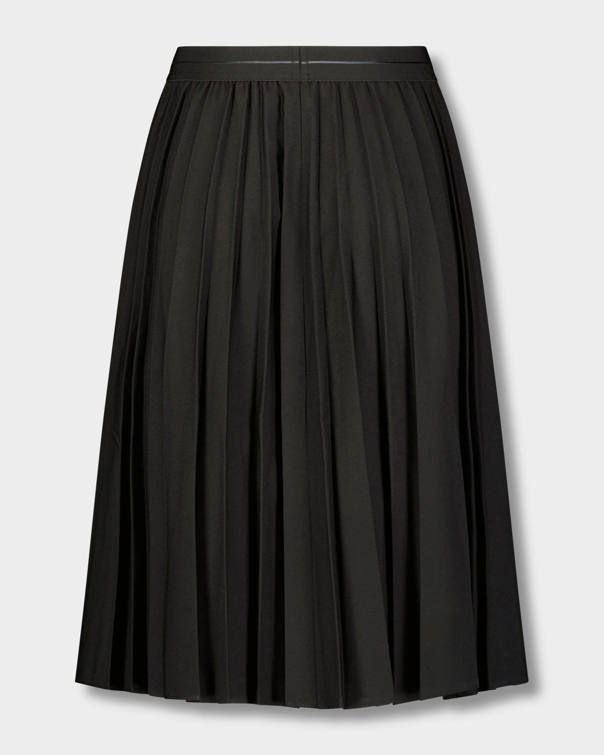 PLEATED SKIRT 27"- BLACK-1