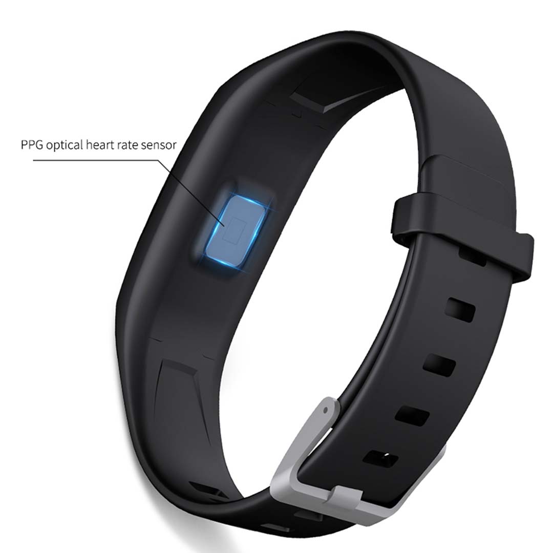 Blue touch smart watch two pack fitness tracker with breathable silicone straps and digital display screen — view 3
