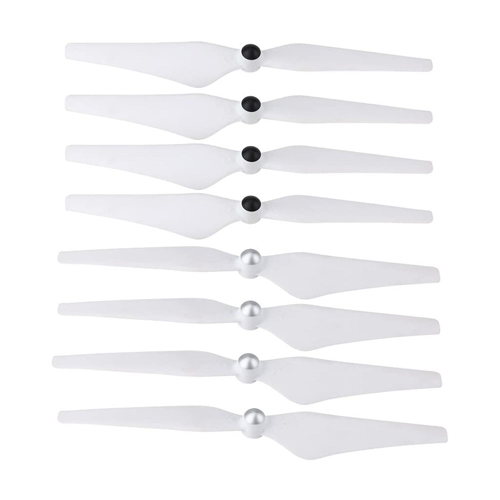 Replacement drone propellers in white PC plastic, featuring four clockwise and four counter-clockwise blades. — view 3