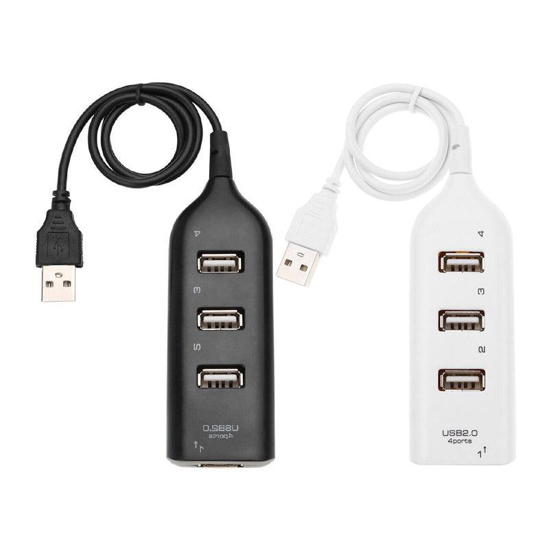 Slim multi port USB hub smart splitter for connecting laptop and computer accessories — view 2