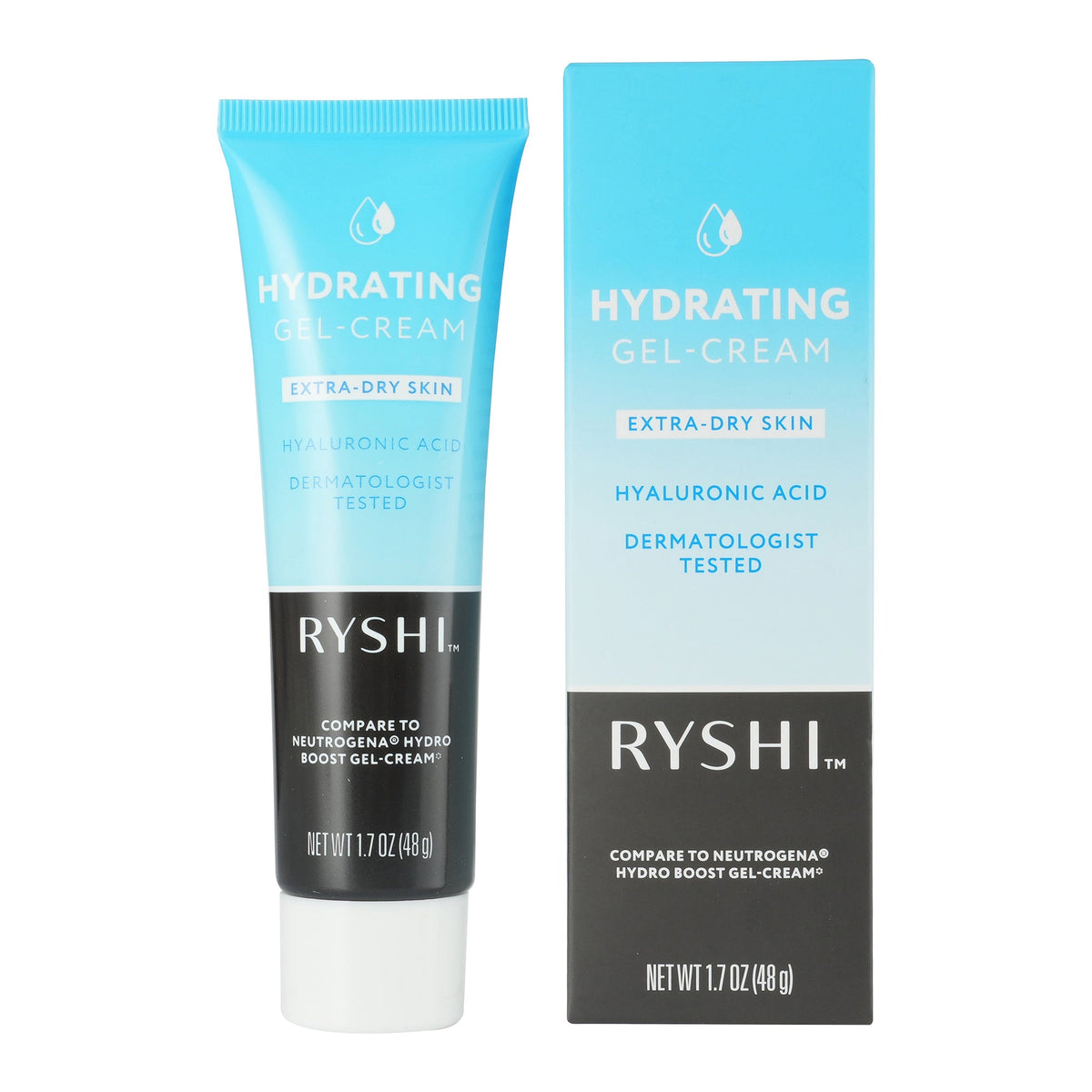 Hydrating Gel Cream for Extra Dry Skin – With Hyaluronic Acid, Deep Moisture, Lightweight Feel – Gentle on Sensitive Skin-0