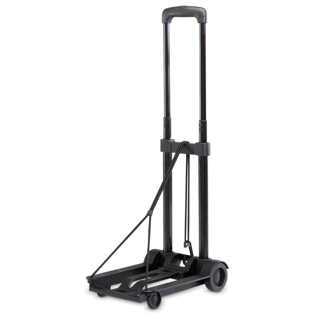 Foldable Trolly Dolly Cart - Carry up to 65 Lbs. (Black)-1
