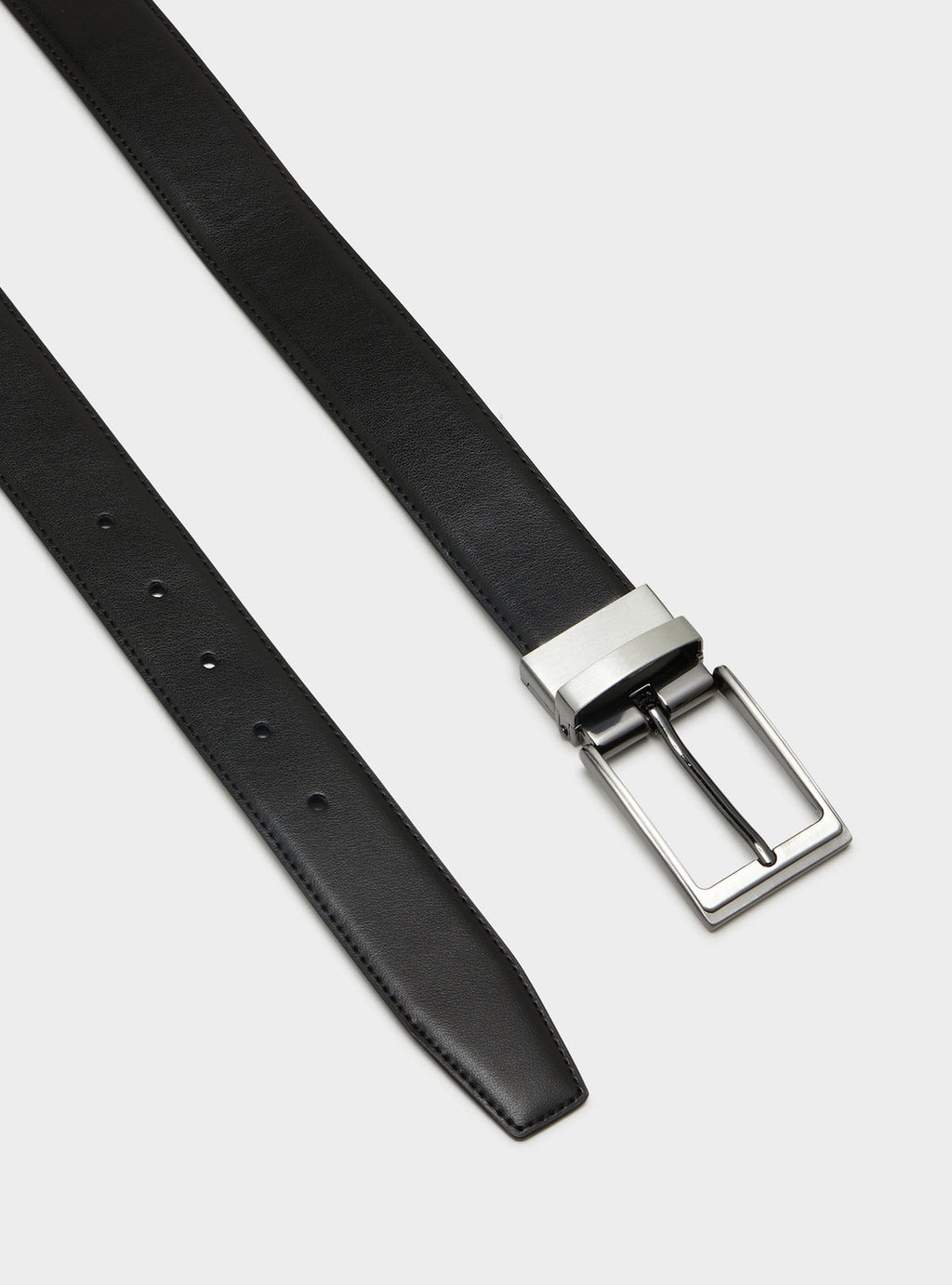 Cintura in 100% pelle martellata double face-1