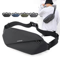 Slim WAUTTON fanny pack waist bag with adjustable strap for running and hiking