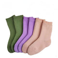 Kids waterproof outdoor socks for hiking and skiing in vibrant colors and breathable snug fit