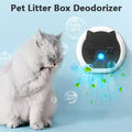 Pet FreshAir smart cat odor eliminator, compact white resin air purifier with ventilation slots.