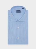 Camicia a righe in puro cotone-0
