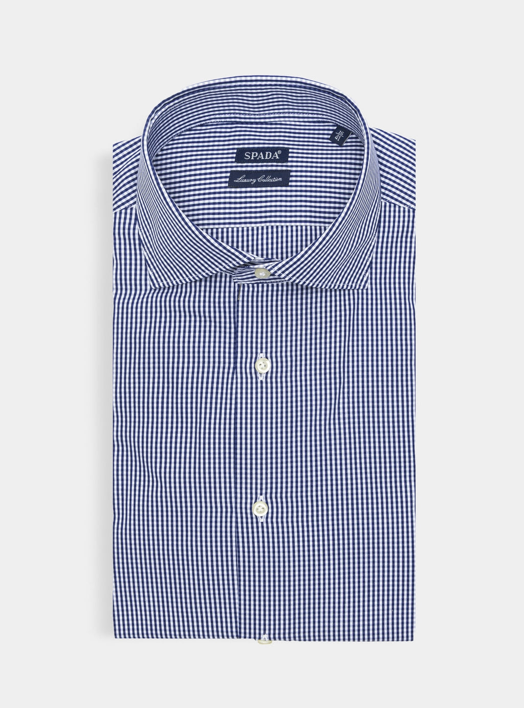 Camicia a quadretto in purto cotone-0