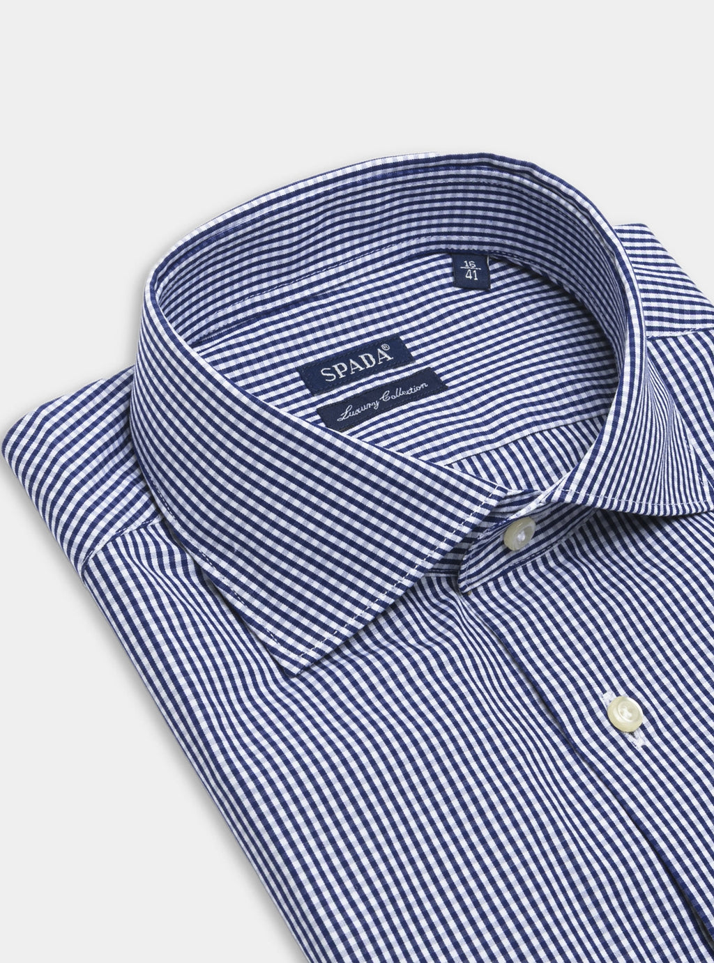 Camicia a quadretto in purto cotone-1
