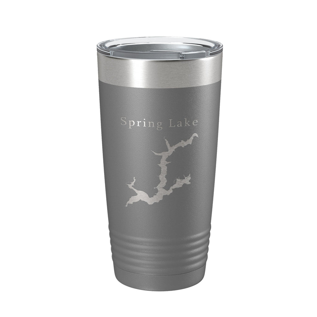Spring Lake Map Tumbler Travel Mug Insulated Laser Engraved Coffee Cup Michigan 20 oz-16