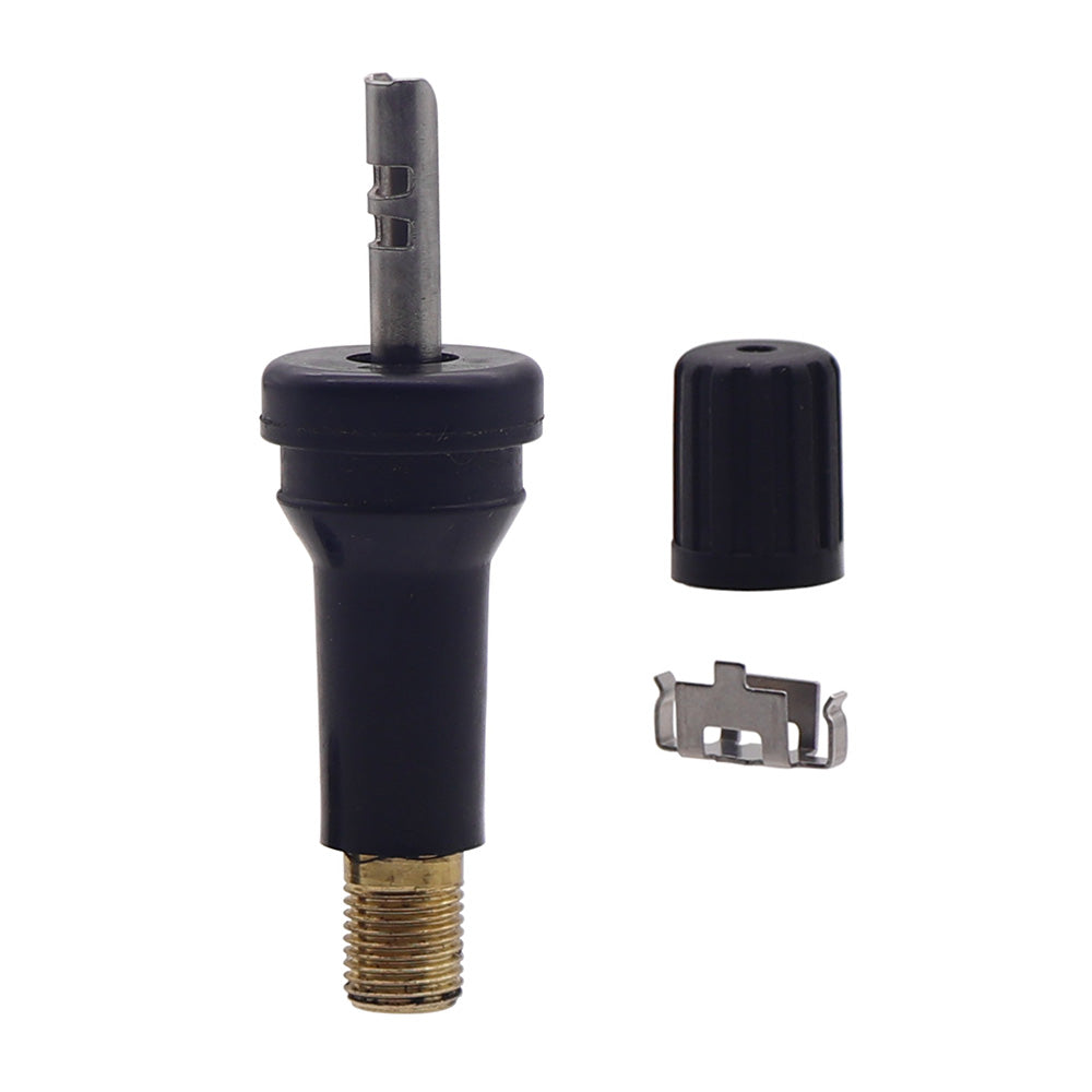 Four premium replacement tire pressure monitoring system valves and clips for Nissan Patrol Y62 series — view 3