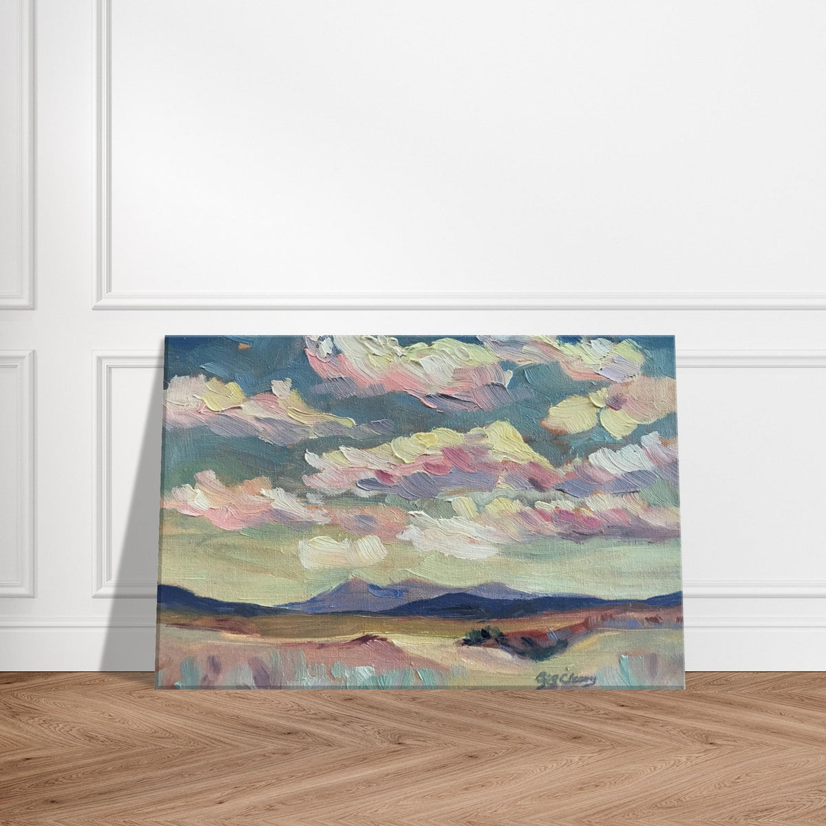 'Rio Chama' Southwestern Landscape I 8x12, 11x14, or 12x18 inch Canvas Art Print I Original Artwork by American Artist Barbara Cleary I F66-0