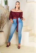 PUSH UP JEAN MHT12425-0