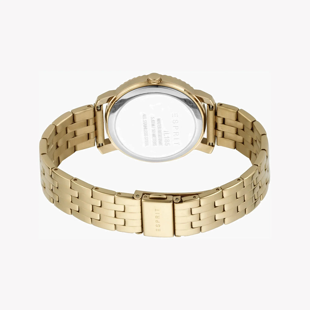 Esprit Women's Gold Watch, Champagne Dial | ES1L185M0065-2