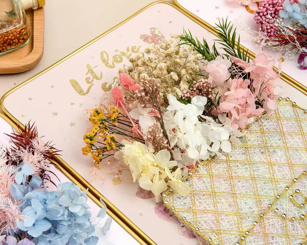 DIY star string art craft kit with colorful string, pins, wooden base, and display stand — view 4