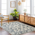 ROY's Home High&Low Area Rugs,Vintage Flower Garden Design, Shiny Effect Colors-0