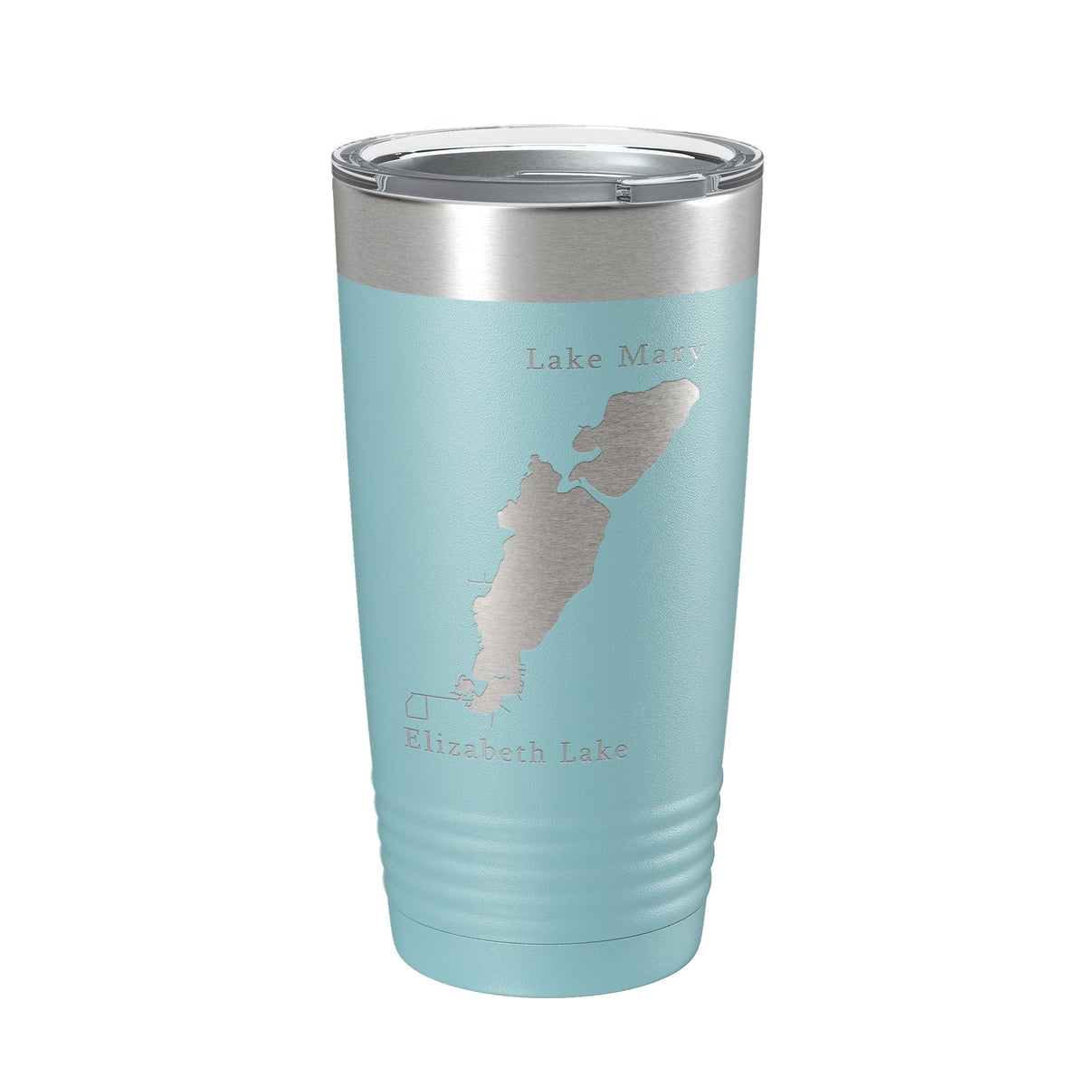 Lakes Mary & Elizabeth Map Tumbler Travel Mug Insulated Laser Engraved Coffee Cup Illinois Wisconsin 20 oz-13