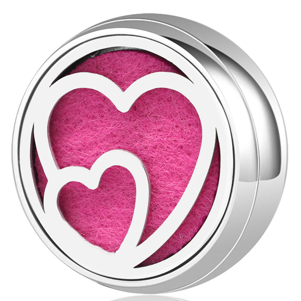 Wearable essential oil diffuser clip attached to a face mask for comfortable aromatherapy breathing
