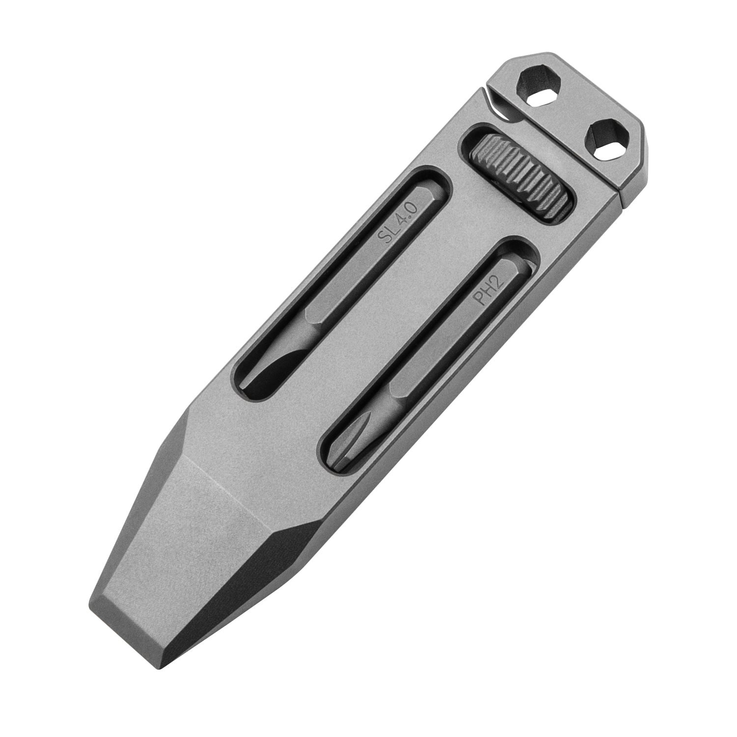Titanium alloy telescopic multitool with wrench crowbar and screwdriver bits for everyday outdoor carry — view 5