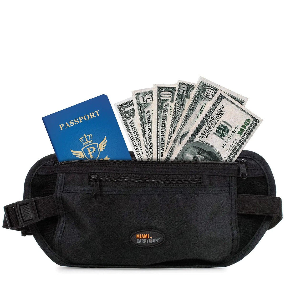 Hidden Security Waist Money Belt / Passport Belt-0