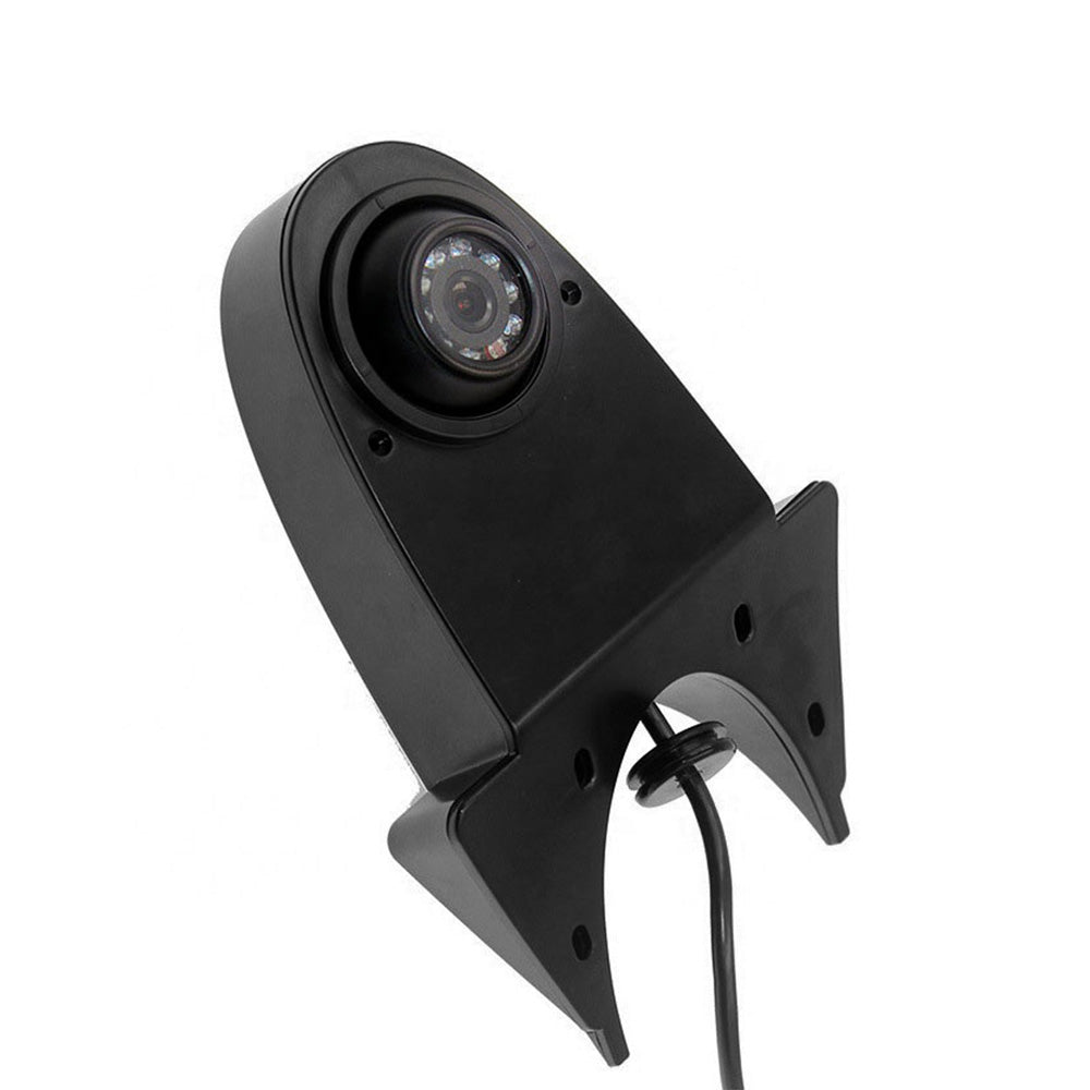 HD rear view backup camera for Mercedes-Benz Sprinter with metal housing and installation cables — view 2