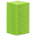 Microfiber Cloths Car Cleaning  Detailing Towels Washing Duster Green 200 Pcs-0