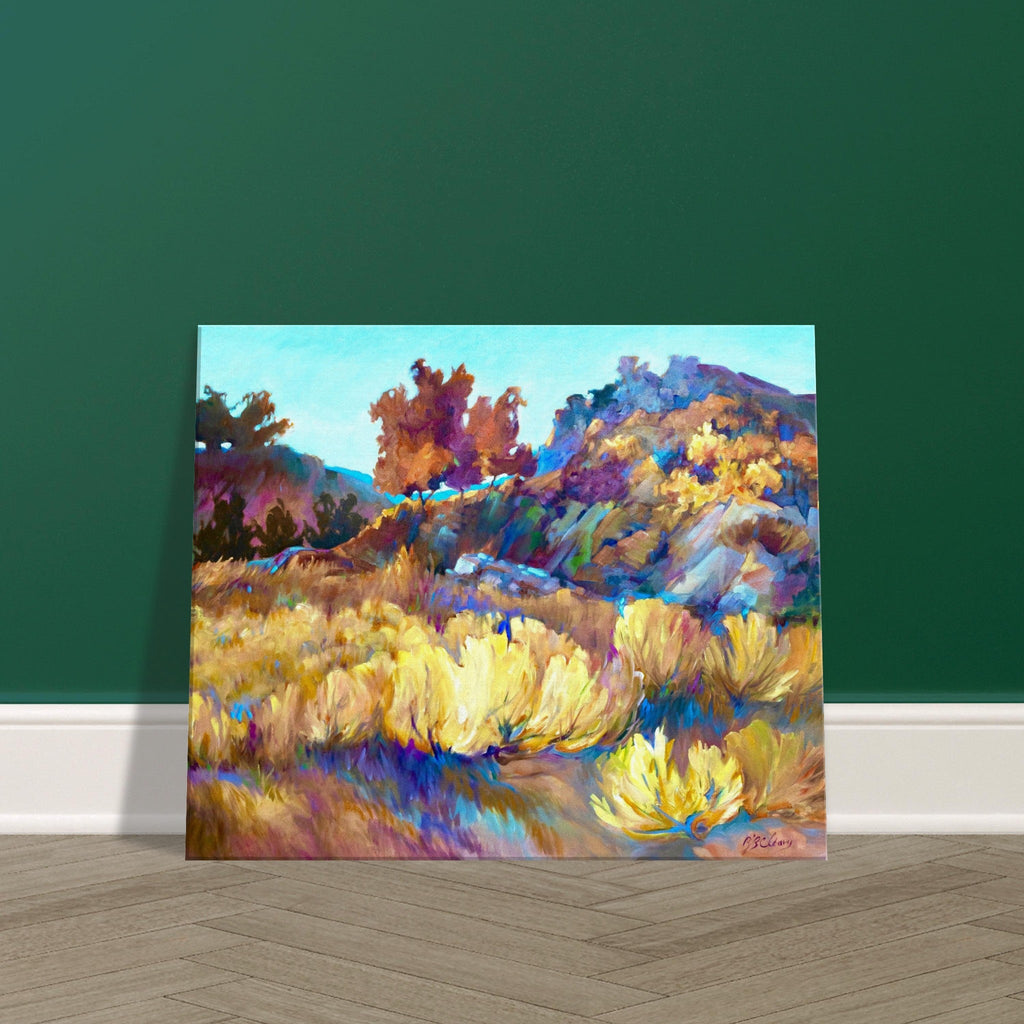 "Rock Ridge" Landscape I 20x24 inch Canvas Art Print I Original Artwork by American Artist Barbara Cleary-1