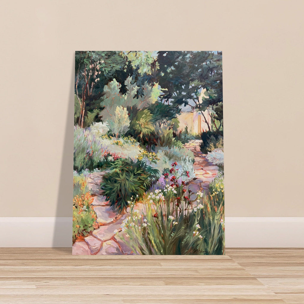 'Garden Path' Floral I 24x32 Museum-Quality Matte Paper Poster | Original Artwork by American Artist Barbara Cleary-3