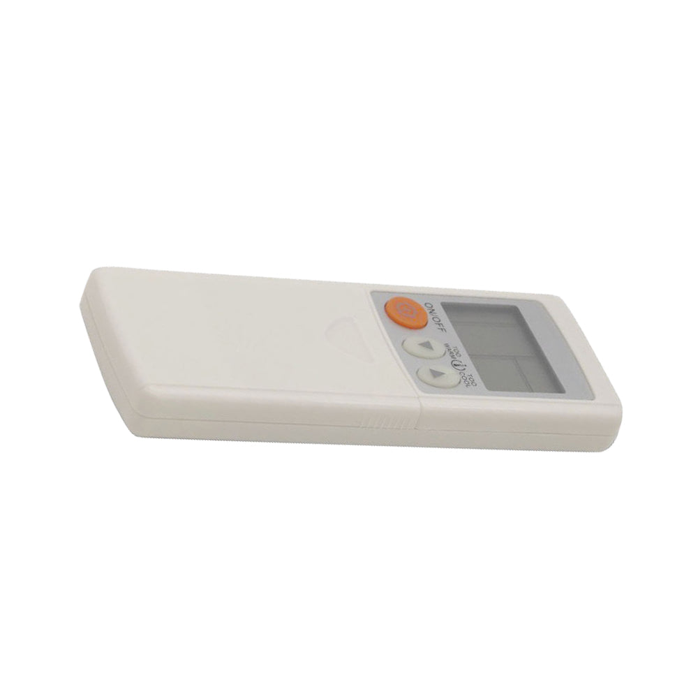 Replacement air conditioner remote control for Mitsubishi units featuring standard buttons and a digital display — view 3