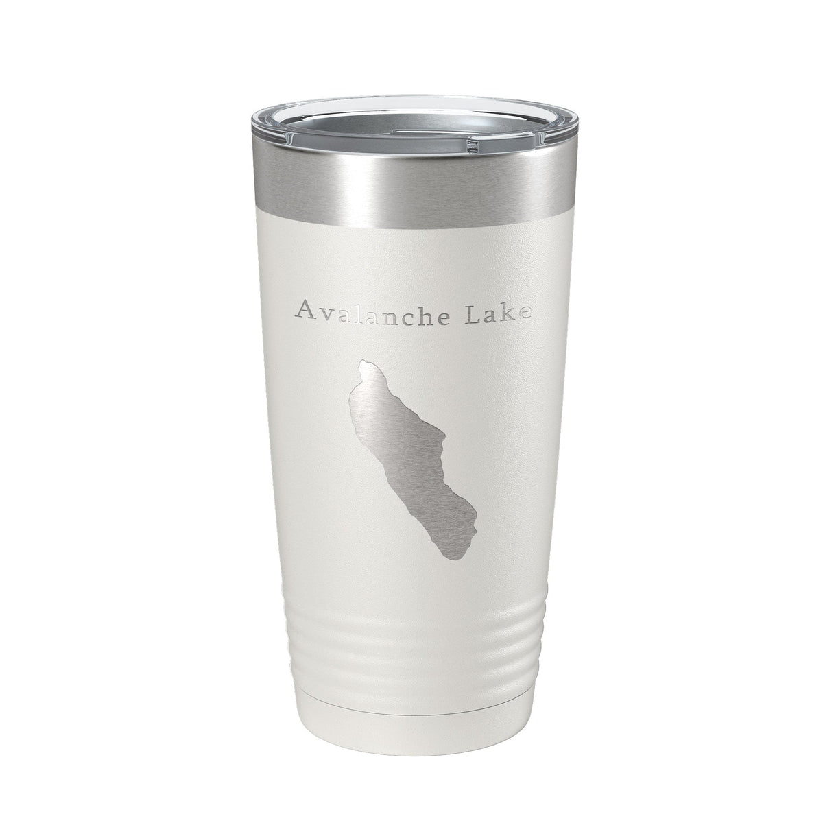 Avalanche Lake Map Tumbler Travel Mug Insulated Laser Engraved Coffee Cup Montana 20 oz-1