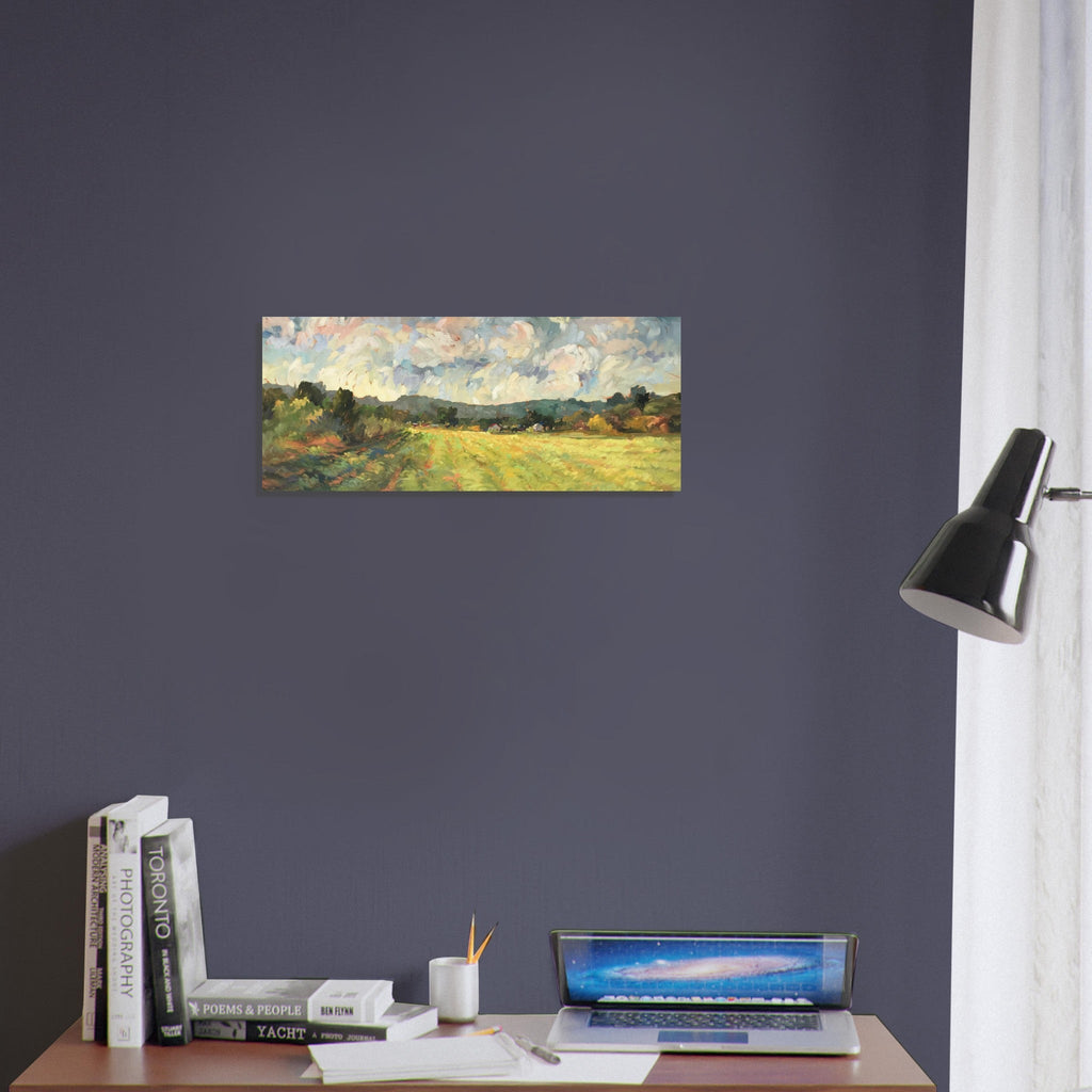 'Before the Harvest' I 10x24 Museum-Quality Matte Paper Poster | Original Artwork by American Artist Barbara Cleary-1