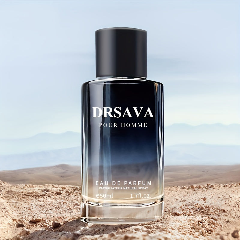 Men's Eau De Parfum 50ml in a sleek black bottle with refreshing fougere and lavender scent. — view 2