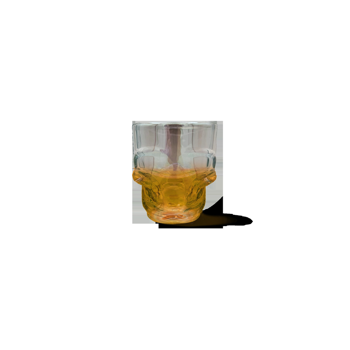 Set of 6 Skull Shot Glasses – 1.75 oz Glass Novelty Drinkware for Halloween Parties, Cocktail Bars & Home Decor-1
