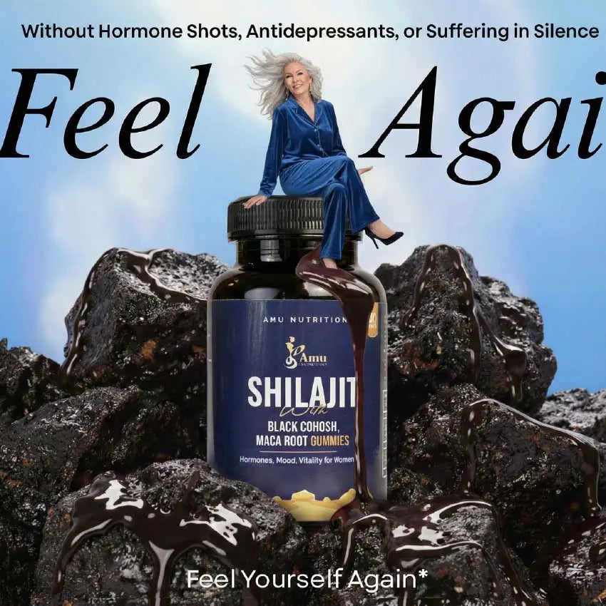 Shilajit with Maca Root and Black Cohosh Gummies for Menopause, and Post-Menopause Women – 60 ct-2