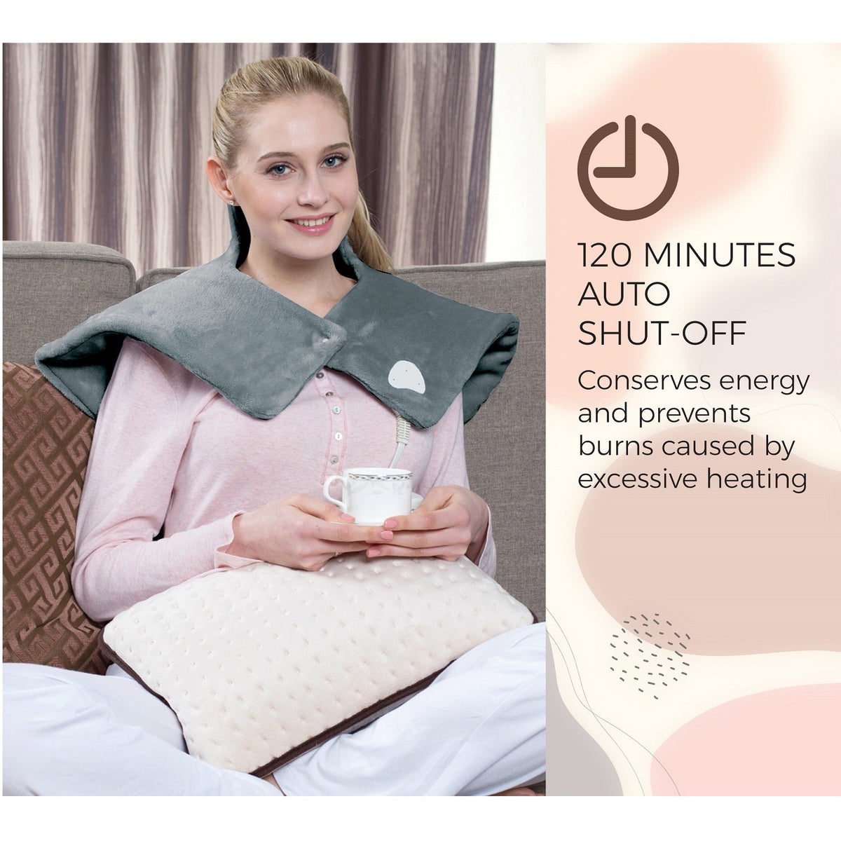 Electric Neck & Shoulder Heating Pad-4