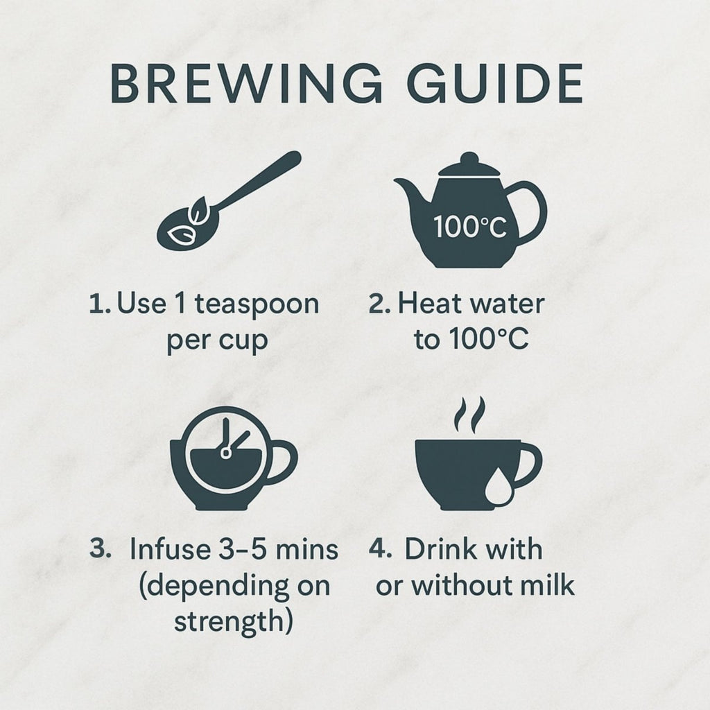 Premium Earl Grey loose leaf tea blend featuring dried rose petals and orange peel — view 5