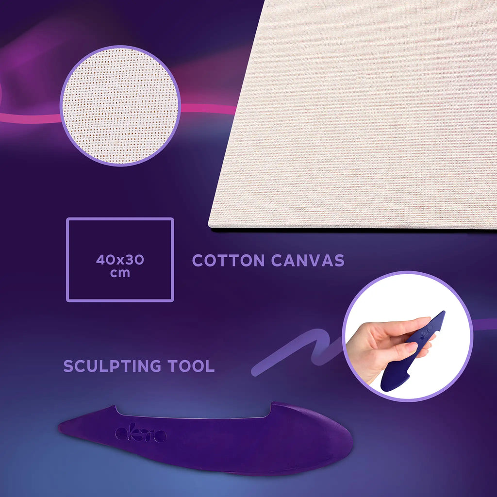 3D PICTURES Famous Masterpieces DIY set ”Koi Carps”-4