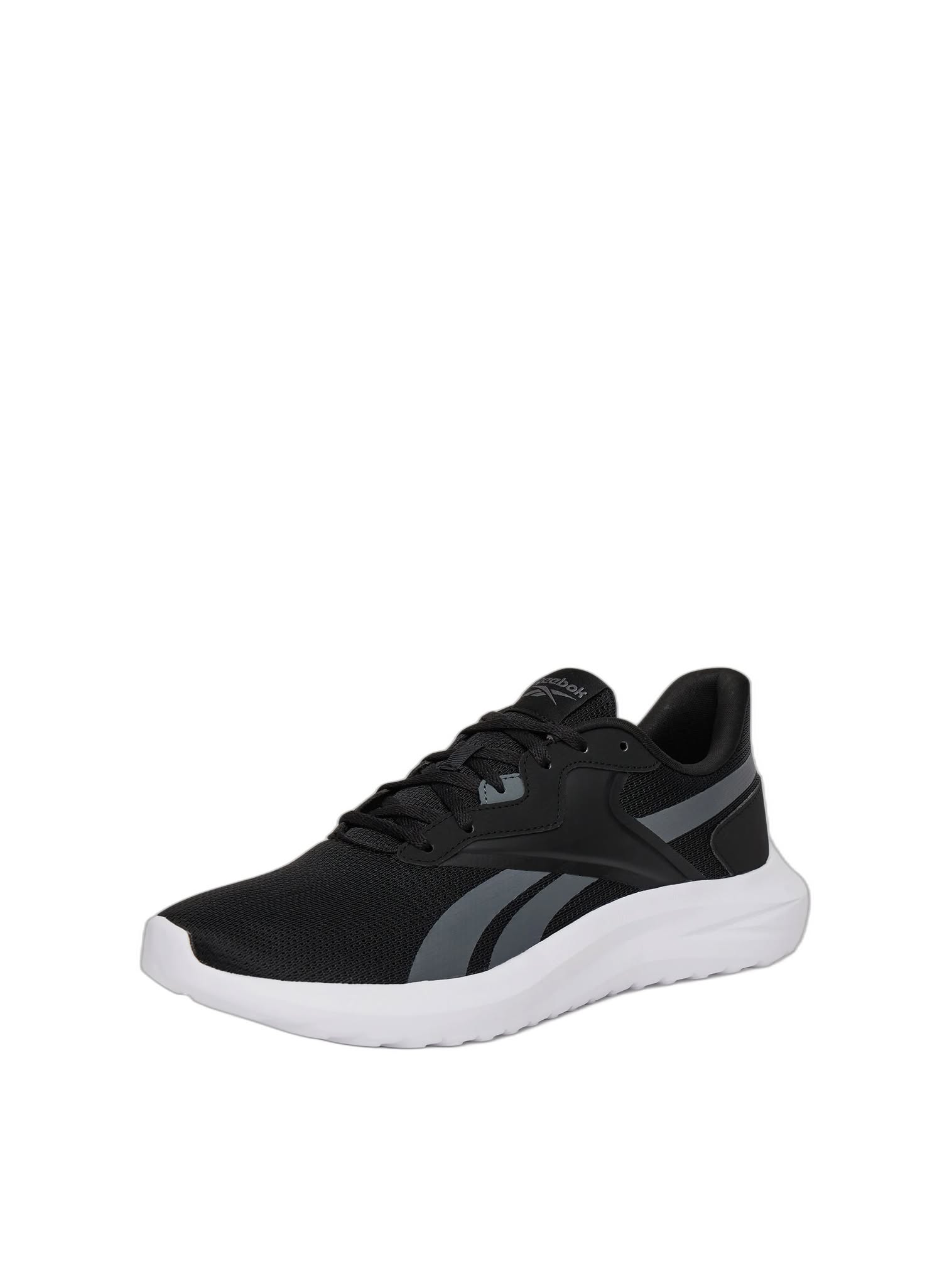 Men's Energen Lux running shoes in black nylon with lightweight midsole and secure lace-up closure — view 2