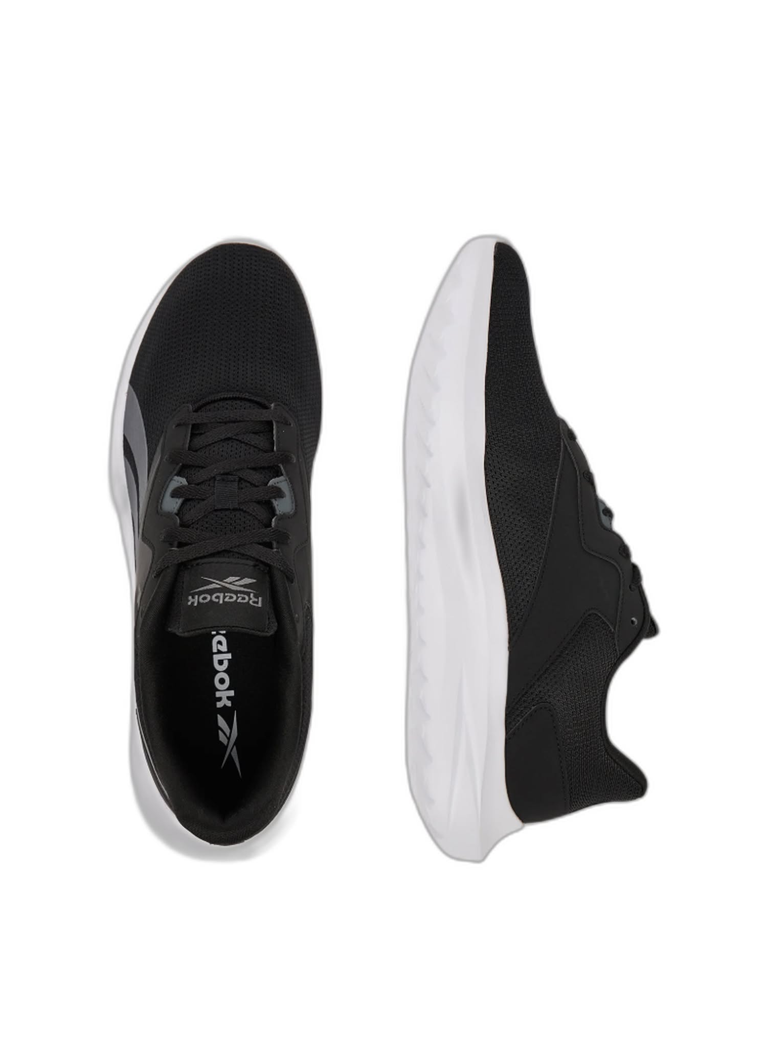 Men's Energen Lux running shoes in black nylon with lightweight midsole and secure lace-up closure — view 4
