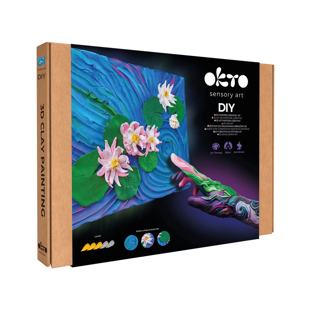 3D PICTURES Famous Masterpieces DIY set ”Water lilies”-1