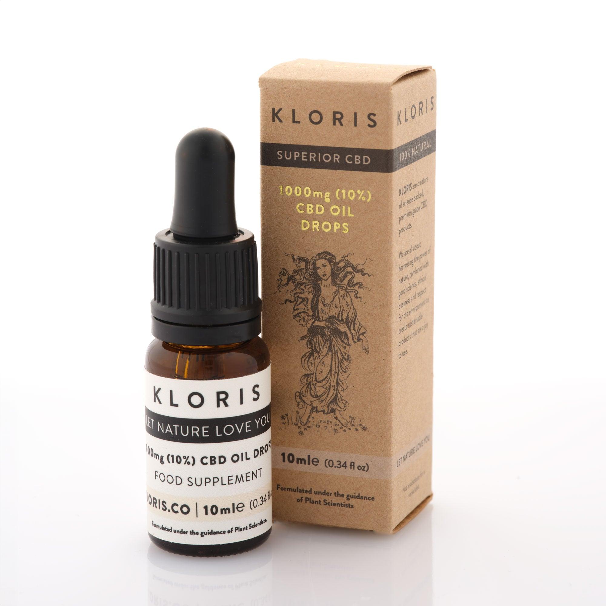 Bottle of 1000mg broad spectrum CBD oil drops with glass dropper on white background — view 4